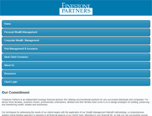 Tablet Screenshot of finestonepartners.com